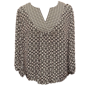 Laundry V-Neck Long Sleeve Blouse By Shelli Segal